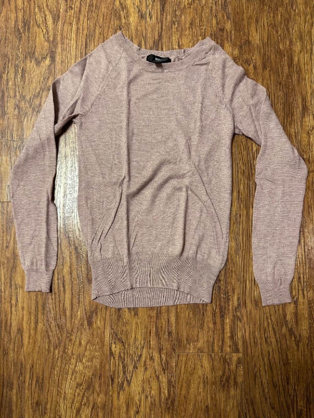 Mossimo Women's Crew Sweater Lightweight Light Mauve Pink Size XS